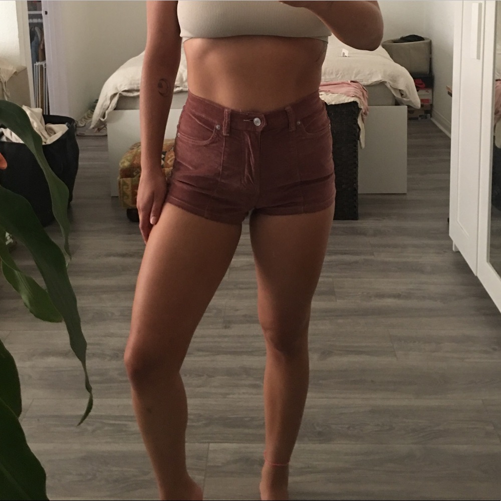 Free people corduroy shorts